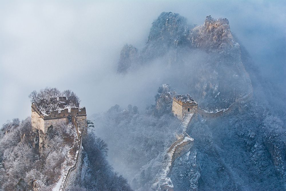 Icebound Great Wall art print by Simoon for $57.95 CAD