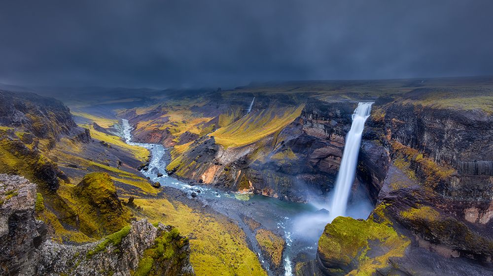 Iceland Waterfall art print by James Bian for $57.95 CAD