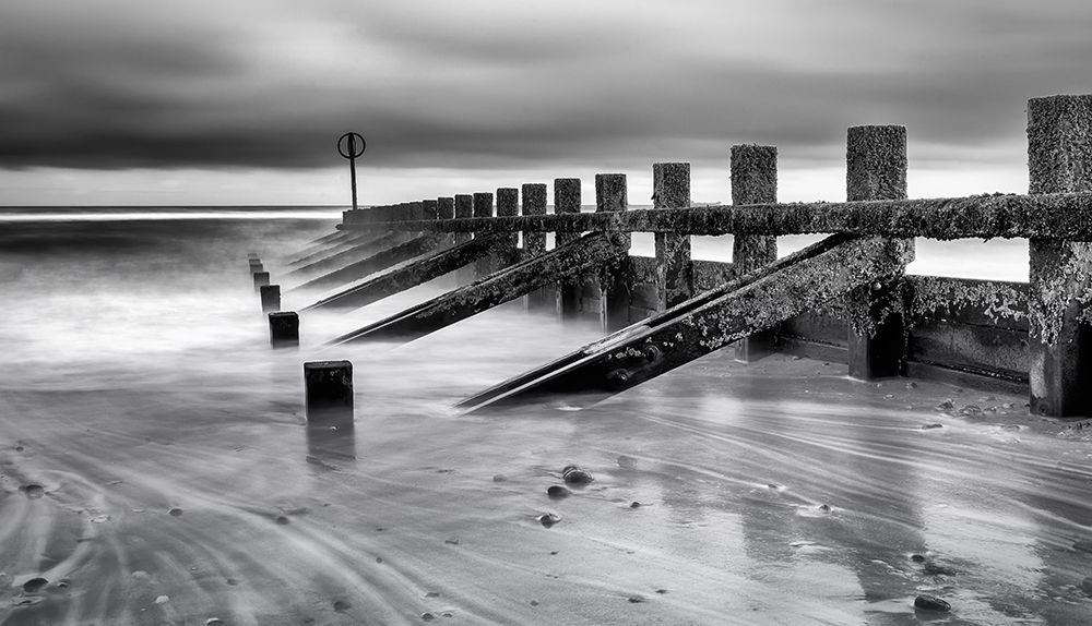 Groynes art print by Helen Crowley for $57.95 CAD