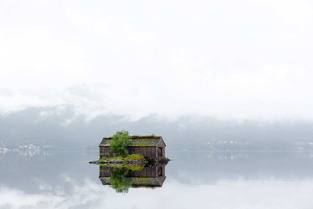 On the lake art print by Doney for $57.95 CAD