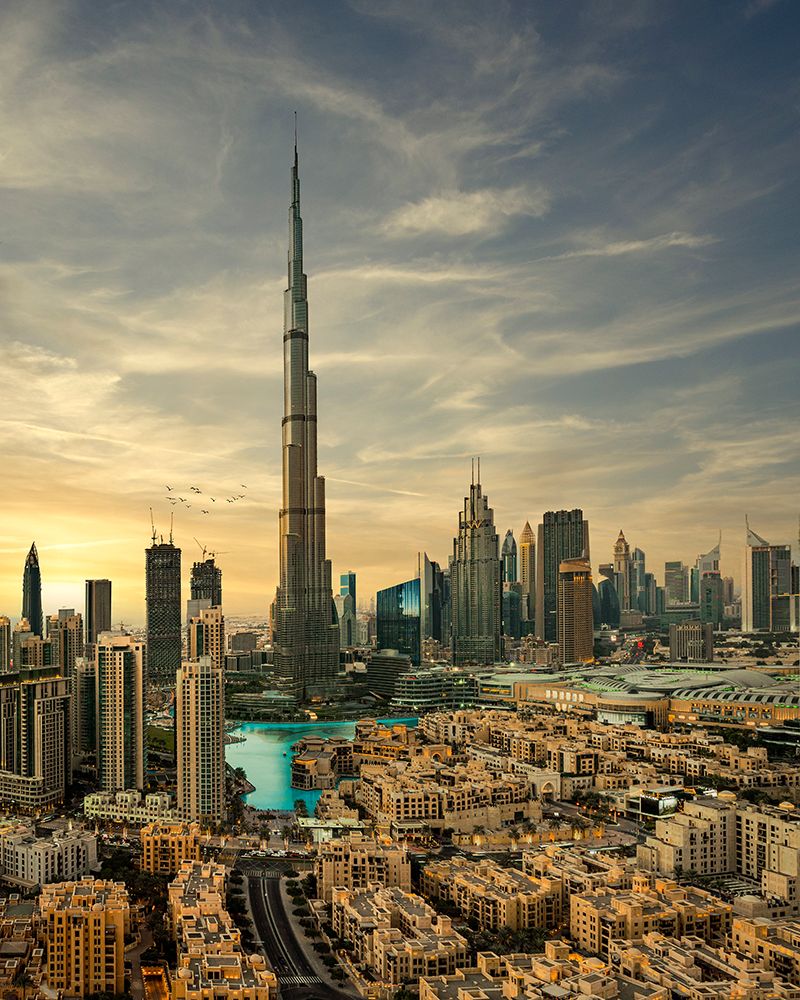 Downtown Sunset View art print by Mohammad Sulaiman for $57.95 CAD