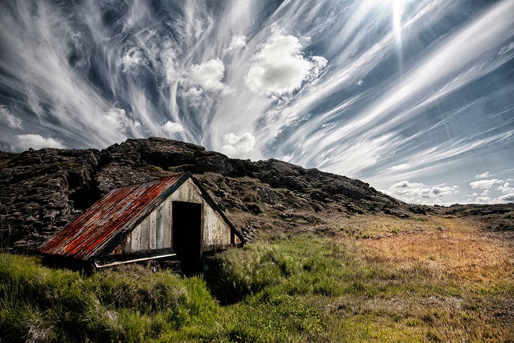 Turbine Hut art print by Torsteinn H. Ingibergsson for $57.95 CAD