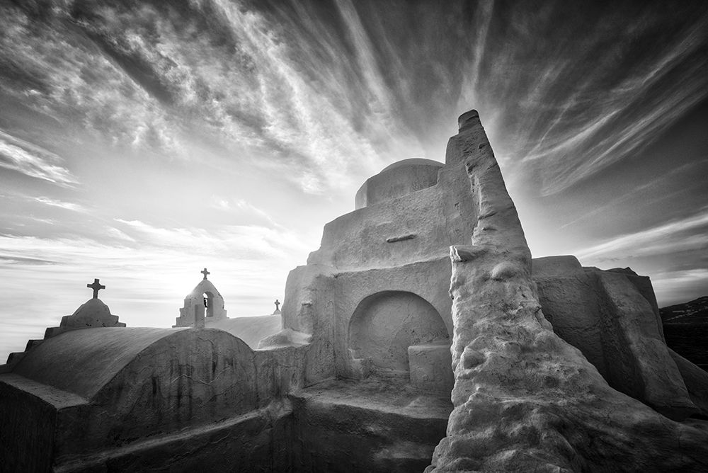 Church of Panagia Paraportiani art print by Elias Lambrou for $57.95 CAD