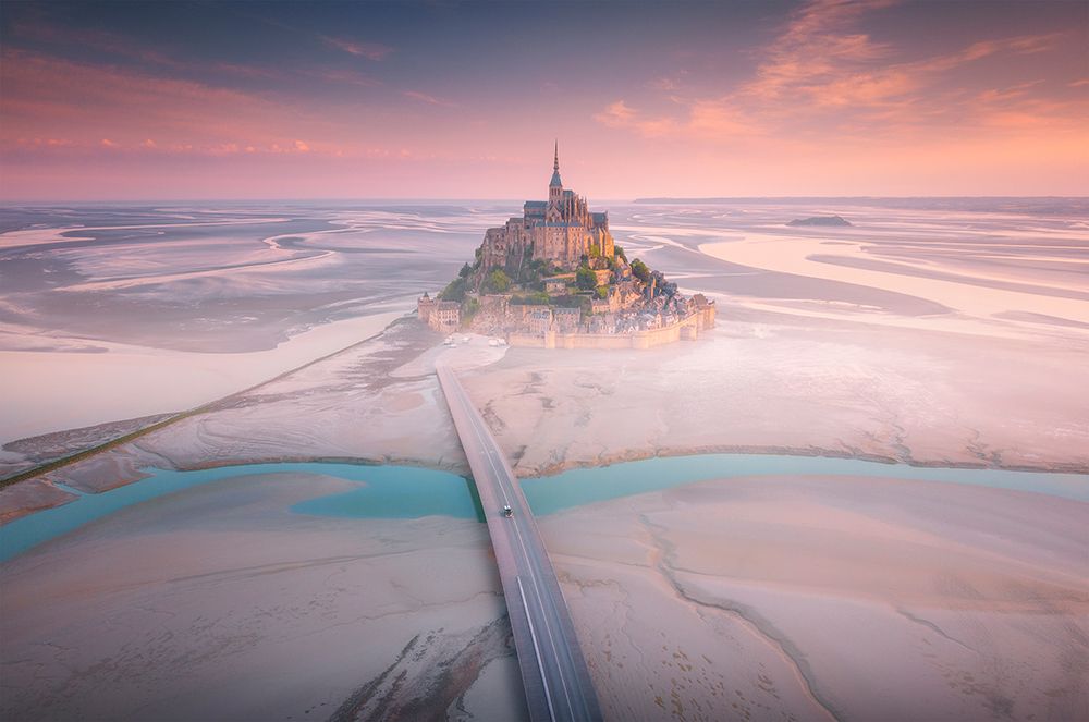Mont Saint-Michel art print by Cuma Cevik for $57.95 CAD