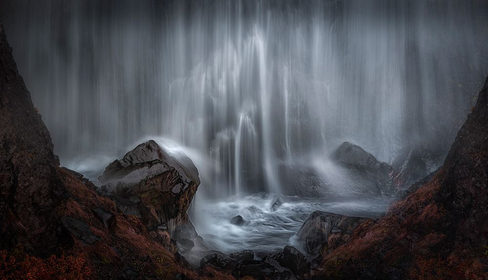 Secret water falls art print by Larry Deng for $57.95 CAD