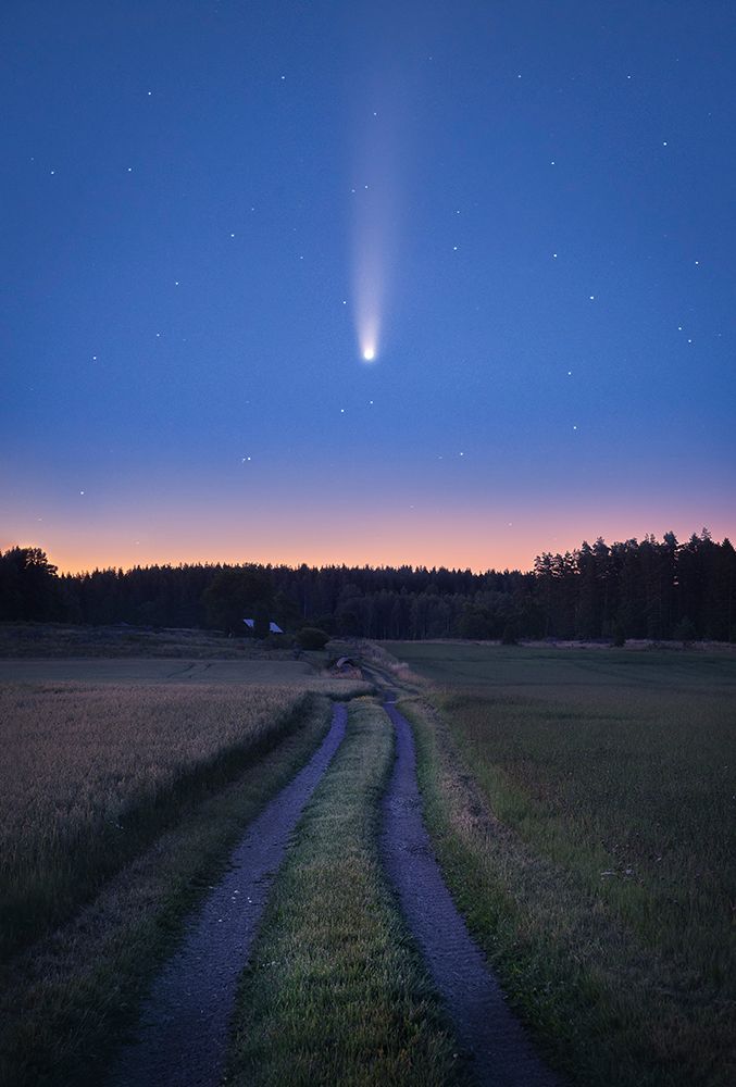 Comet NEOWISE over Sweden july 2020 art print by Christian Lindsten for $57.95 CAD