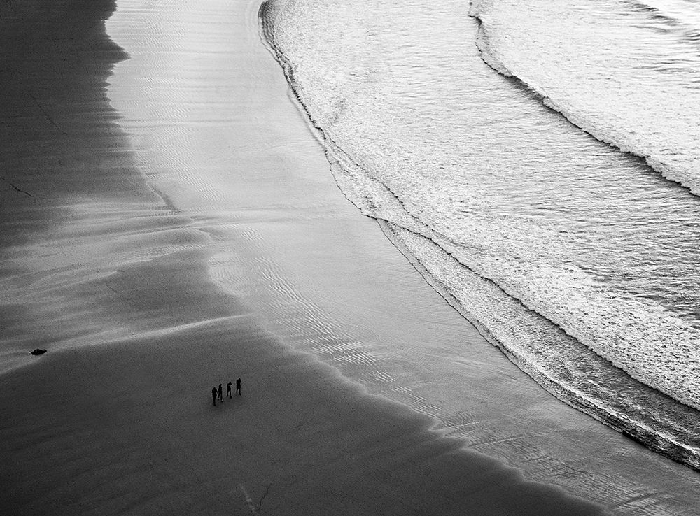 Foursome On The Beach art print by Adolfo Urrutia for $57.95 CAD