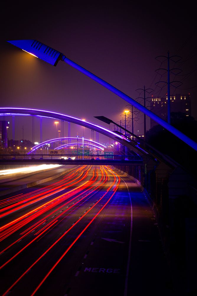 Urban Light Flow art print by Olivier Catherine for $57.95 CAD