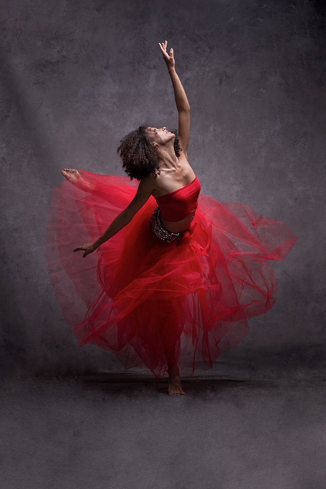 Ballerina in red art print by Joan Gil Raga for $57.95 CAD