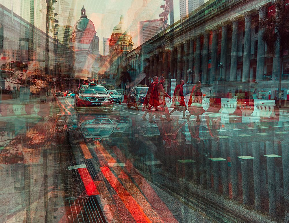 Chaos in the City art print by Carmine Chiriaco for $57.95 CAD