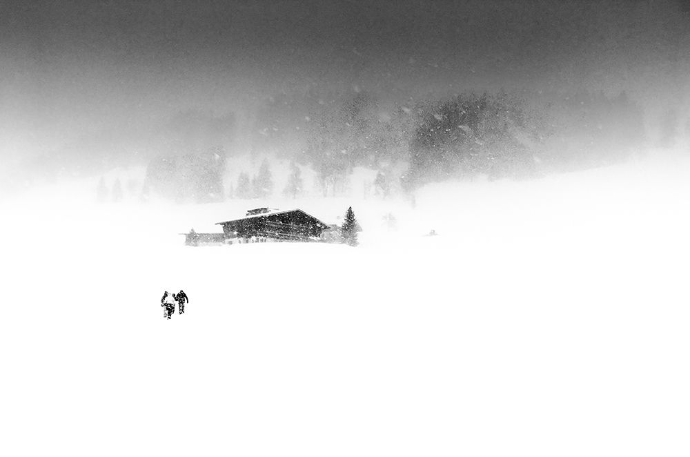 Snow storm art print by Stephanie Kleimann for $57.95 CAD