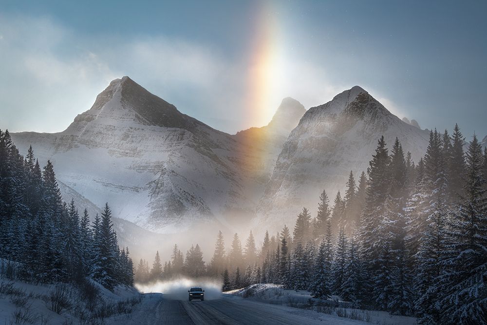 Riding Under Frozen Rainbow art print by James S. Chia for $57.95 CAD