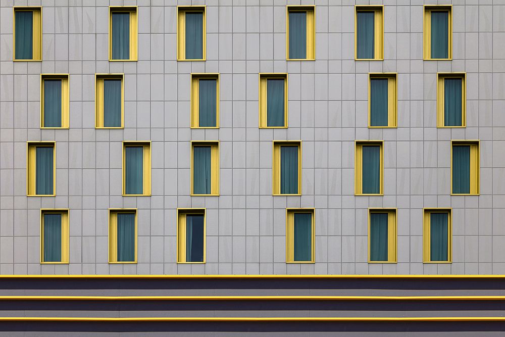 Yellow windows art print by Theo Luycx for $57.95 CAD