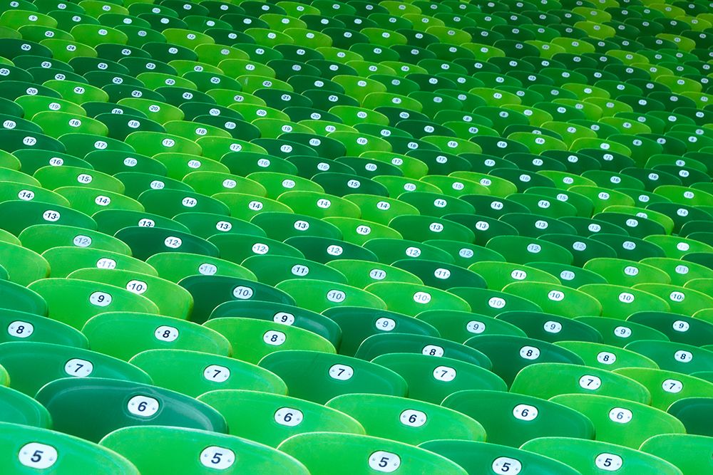 Green waves art print by iso66 for $57.95 CAD