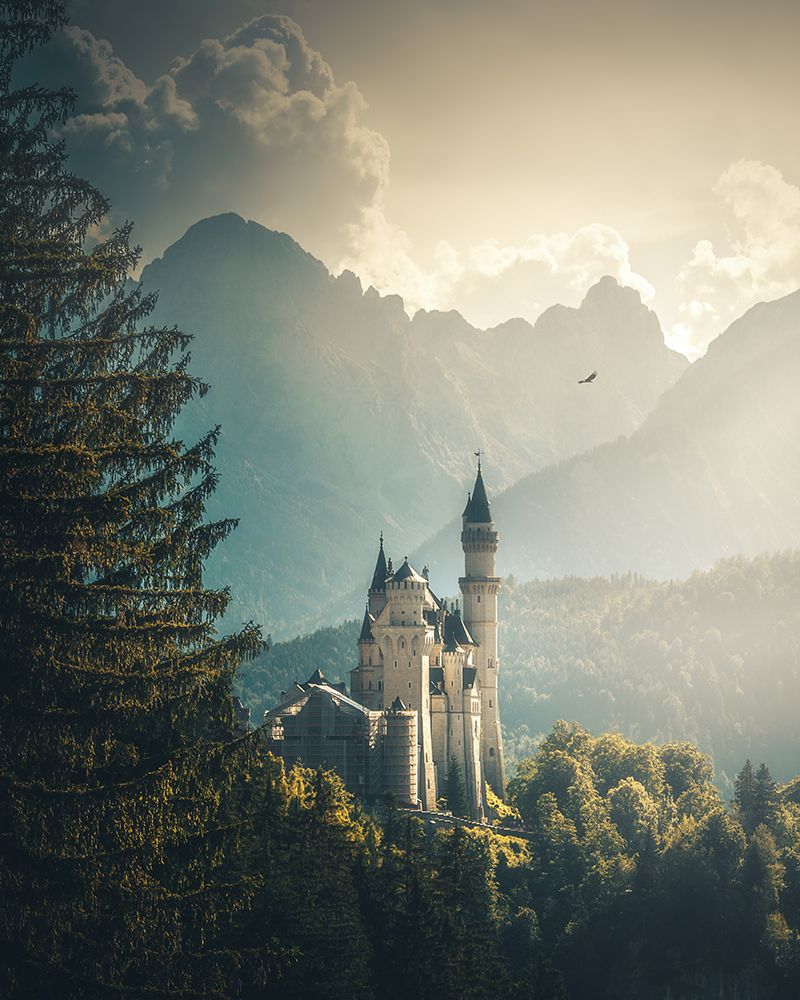 Neuschwanstein Castle art print by Cuma Cevik for $57.95 CAD