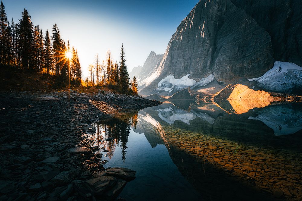 Morning Reflection art print by Jason Ma for $57.95 CAD