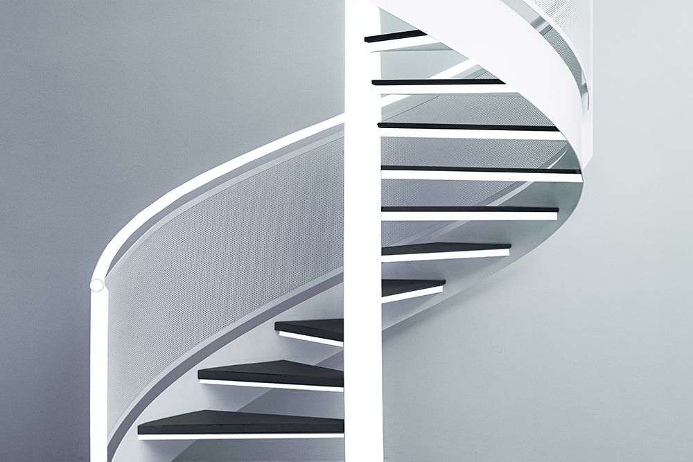 Spiral staircase art print by Inge Schuster for $57.95 CAD