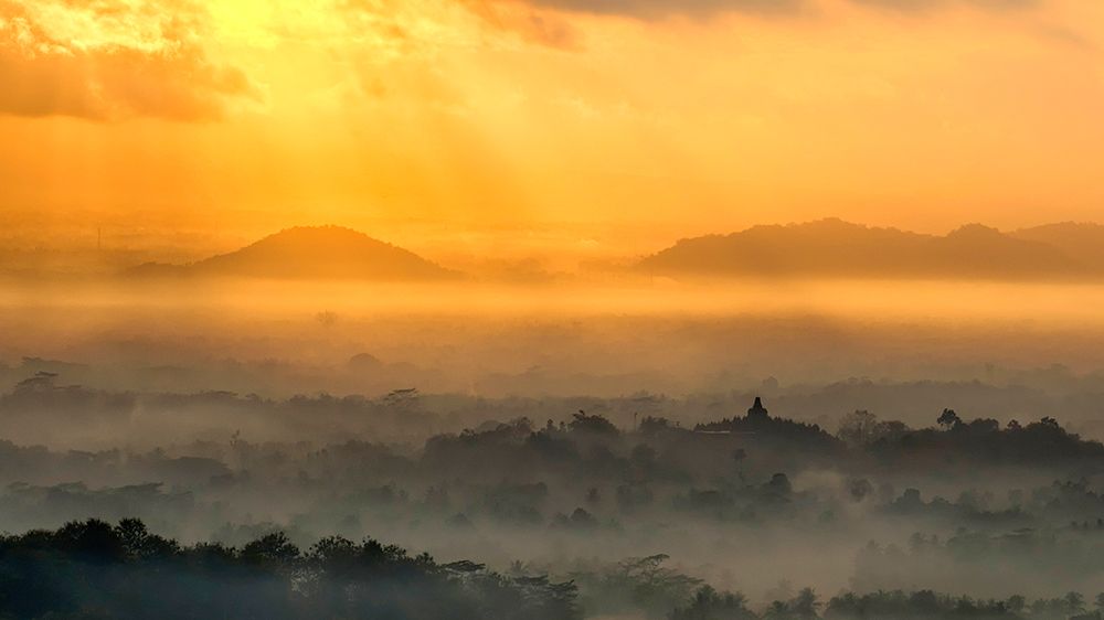 Light Of Borobudur Temple art print by Adnan P. Hidayat for $57.95 CAD