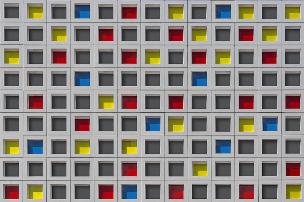 Edited Mondrian wall art print by Theo Luycx for $57.95 CAD