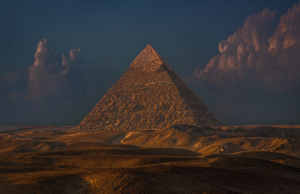Pyramid of Khafre art print by John-Mei Zhong for $57.95 CAD