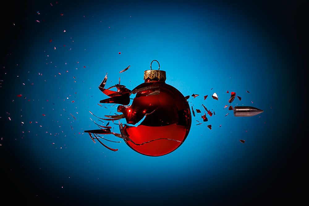 Shattered Christmas art print by Lex Augusteijn for $57.95 CAD