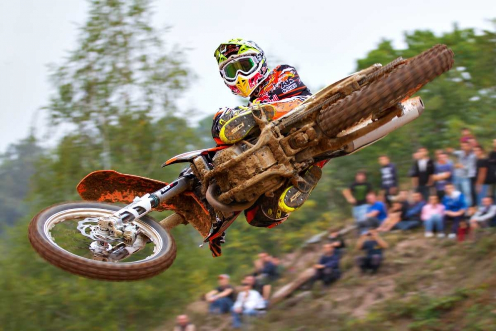 Tony Cairoli Whip Look - Maggiora Mx Opening art print by Stefano Minella for $57.95 CAD