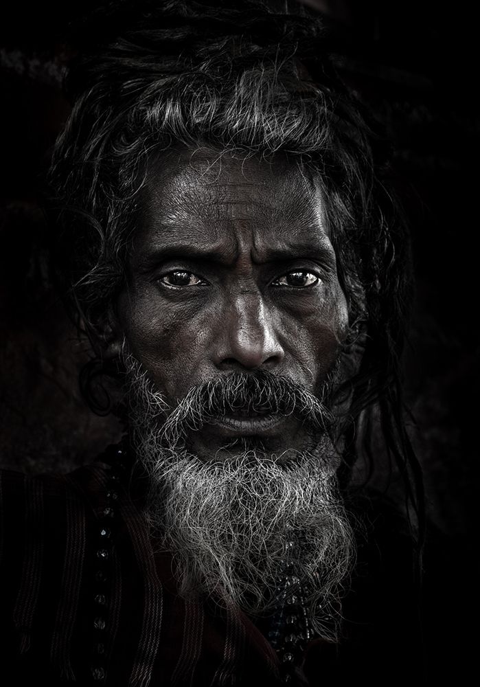 Saddhu Looking Without Seeing art print by Elena Molina for $57.95 CAD