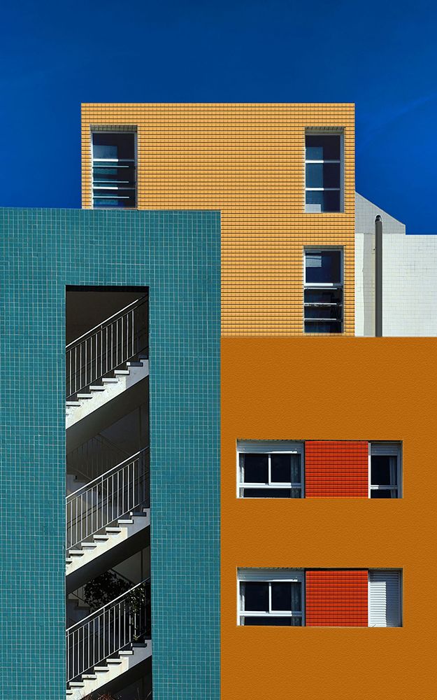 colorful urban textures art print by Arnon Orbach for $57.95 CAD