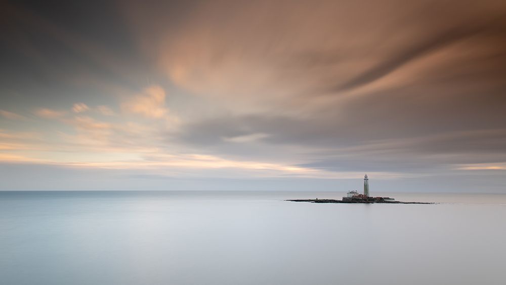 Winters Dawn at St. Marys Lighthouse art print by Philip Preshaw for $57.95 CAD