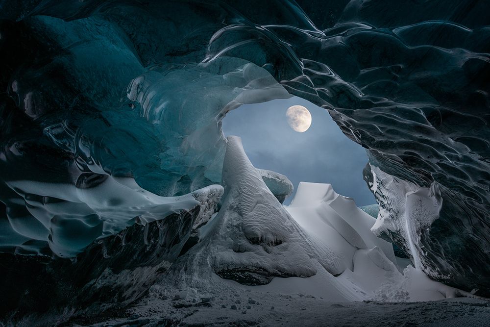 Ice cave art print by David Martin Castan for $57.95 CAD