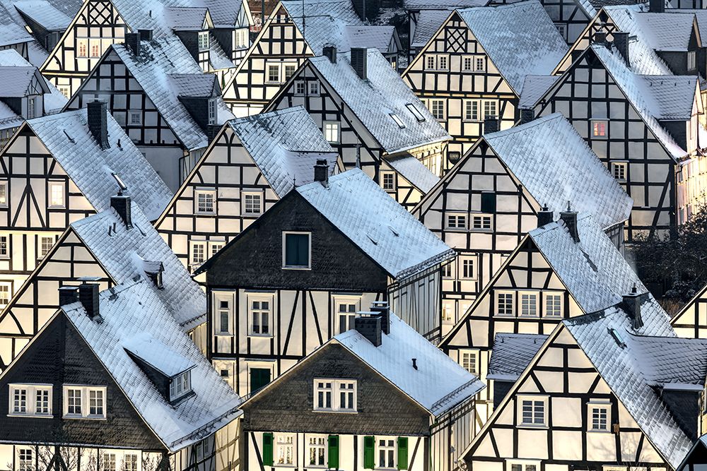 Half-timbered Houses art print by Thomas Siegel for $57.95 CAD