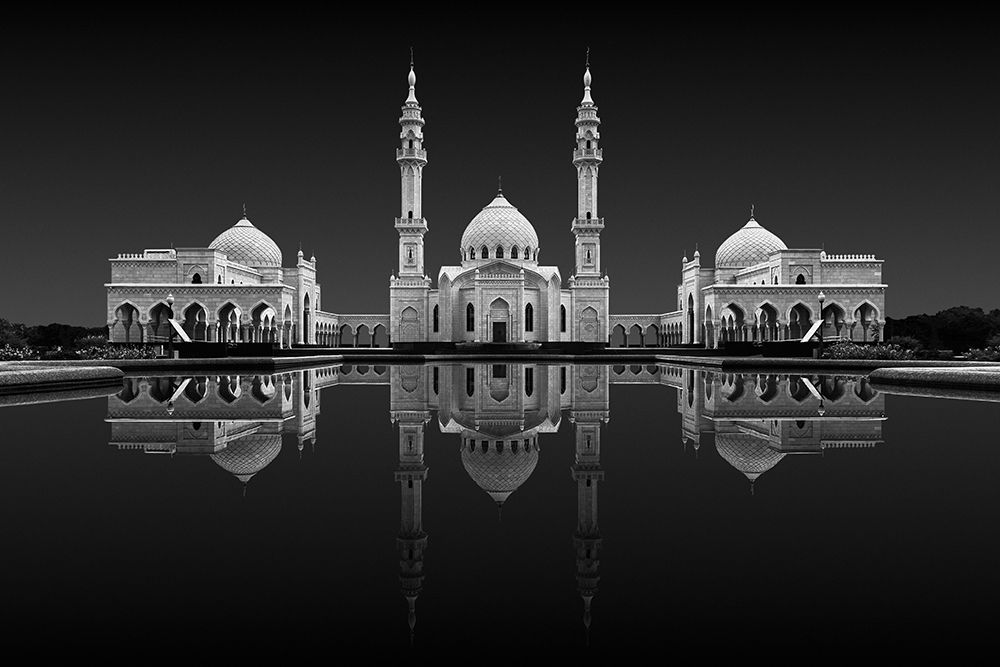 White mosque art print by Andrei Artis for $57.95 CAD