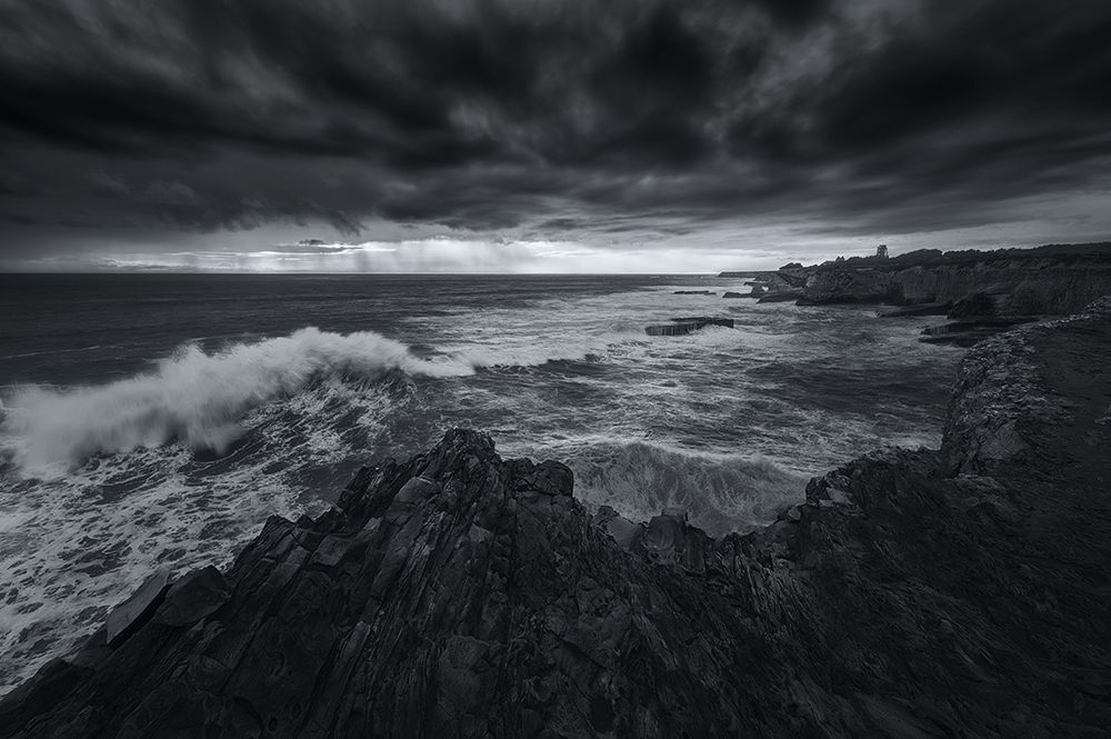 Stormy Sea art print by Aidong Ning for $57.95 CAD