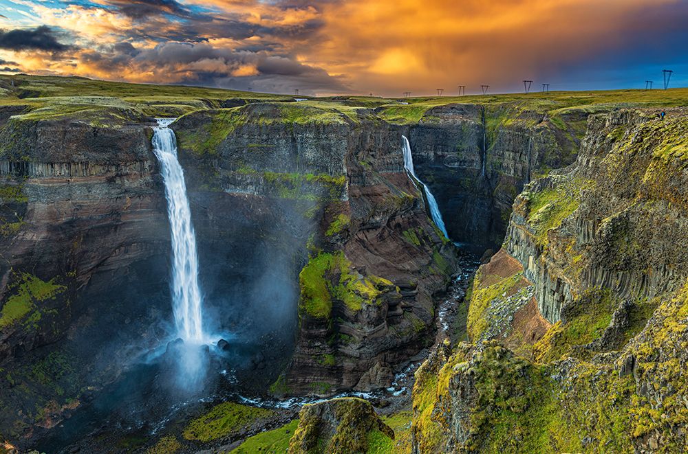 Haifoss and Granni art print by Jeffrey C. Sink for $57.95 CAD