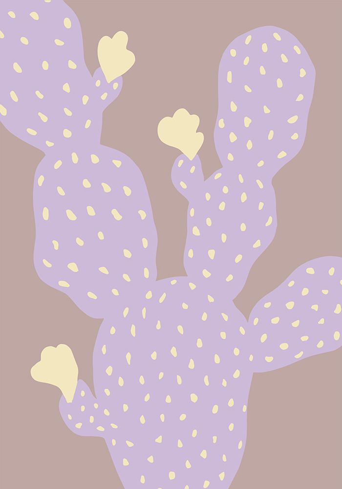 Lilac Cactus art print by 1x Studio for $57.95 CAD