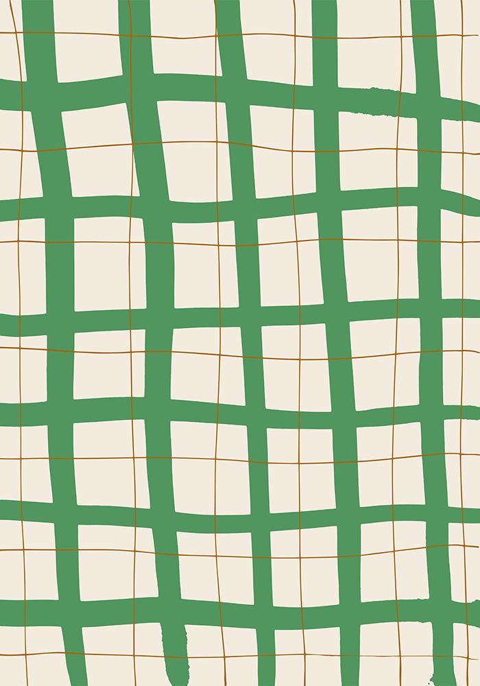 Green Grid art print by 1x Studio for $57.95 CAD