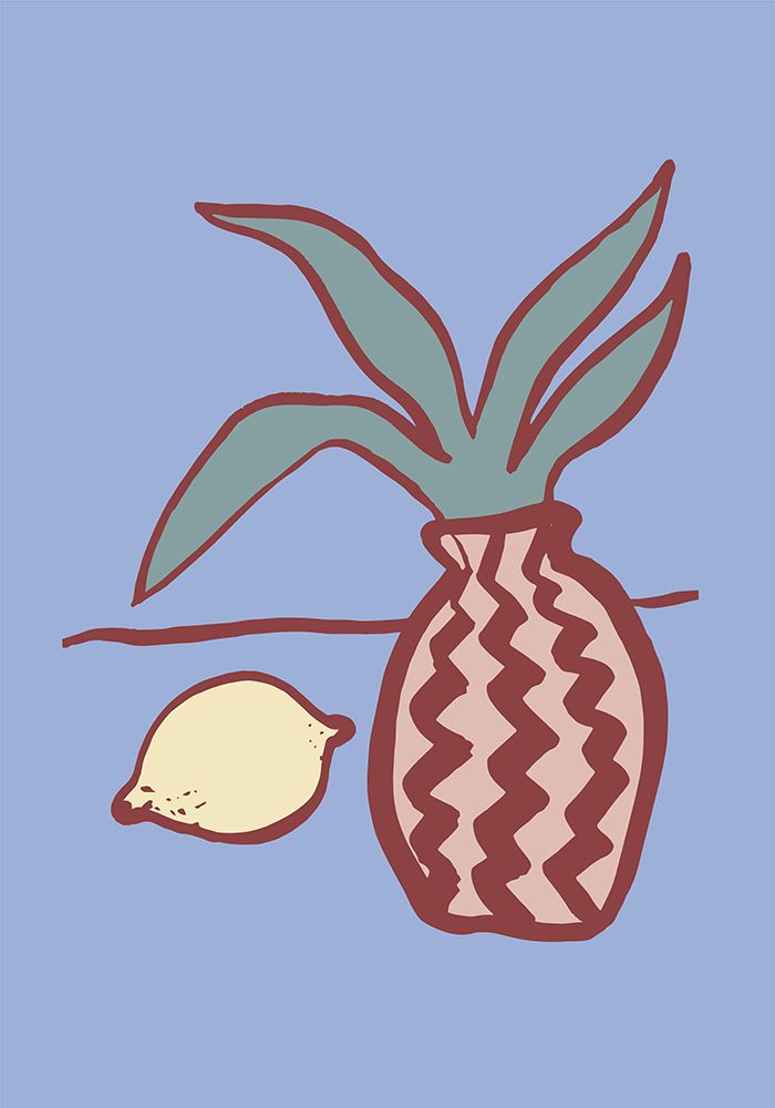 Blue Lemon art print by 1x Studio for $57.95 CAD