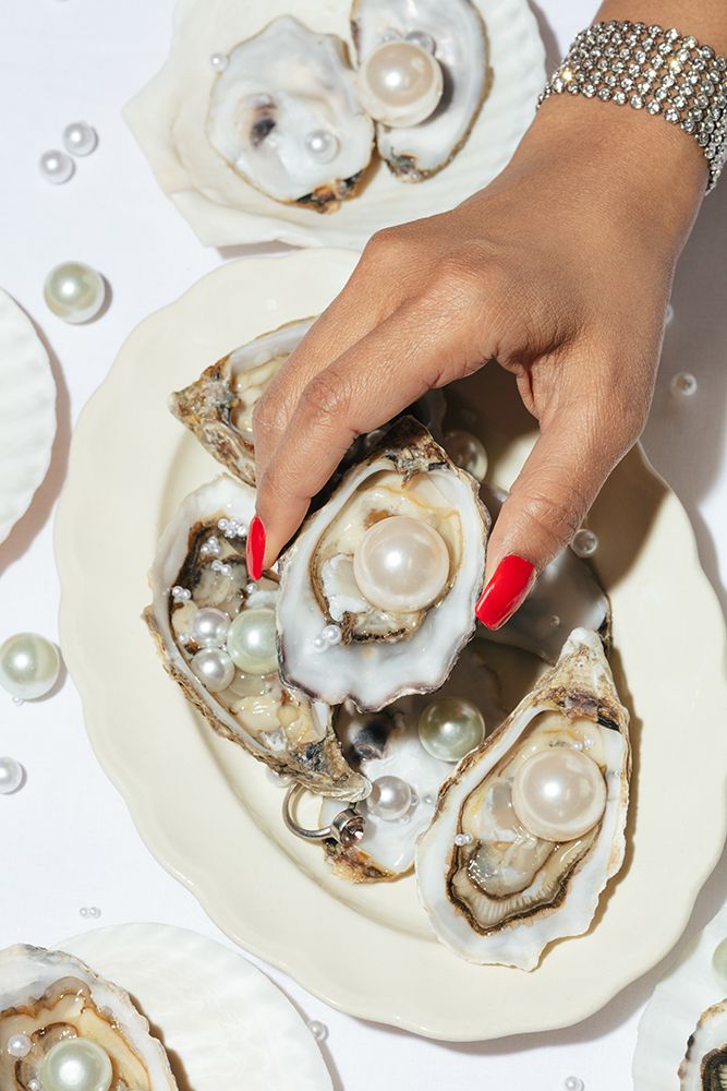 Oysters a Pearls No 02 art print by 1x Studio III for $57.95 CAD