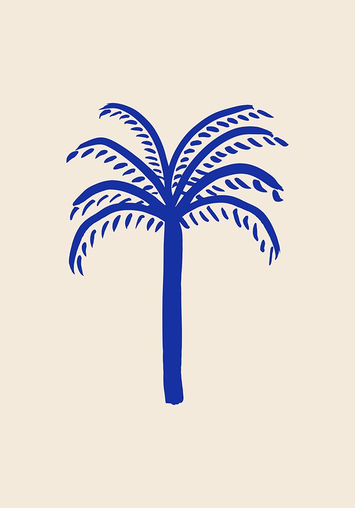 Blue Palm art print by 1x Studio for $57.95 CAD