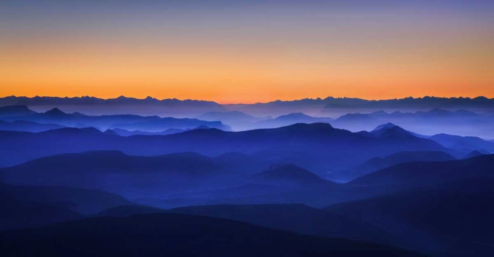 Misty Mountains art print by David Bouscarle for $57.95 CAD
