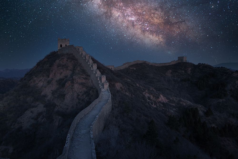 The Night Of The Great Wall art print by Simoon for $57.95 CAD
