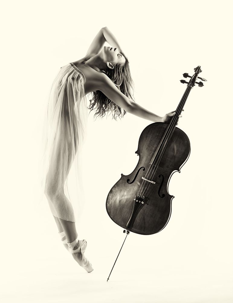 The Cello Dance art print by James Yang for $57.95 CAD