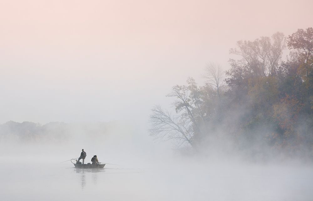 Foggy morning art print by Mountain Cloud for $57.95 CAD