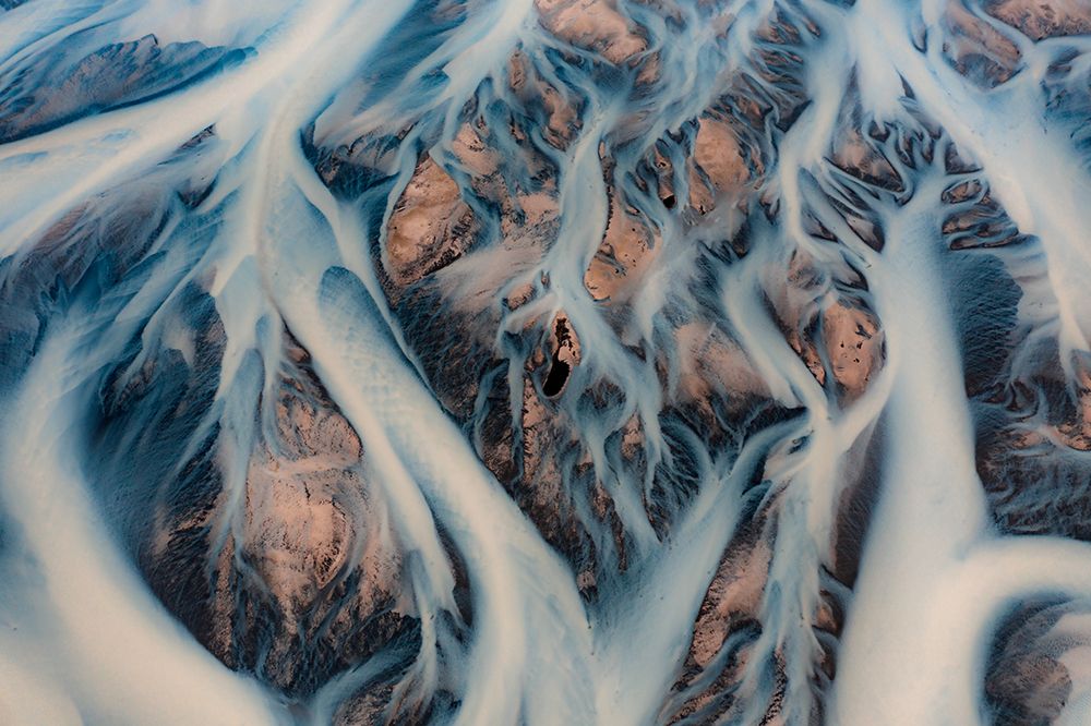 The Glacier Rivers Of Iceland art print by Valentinos Loucaides for $57.95 CAD