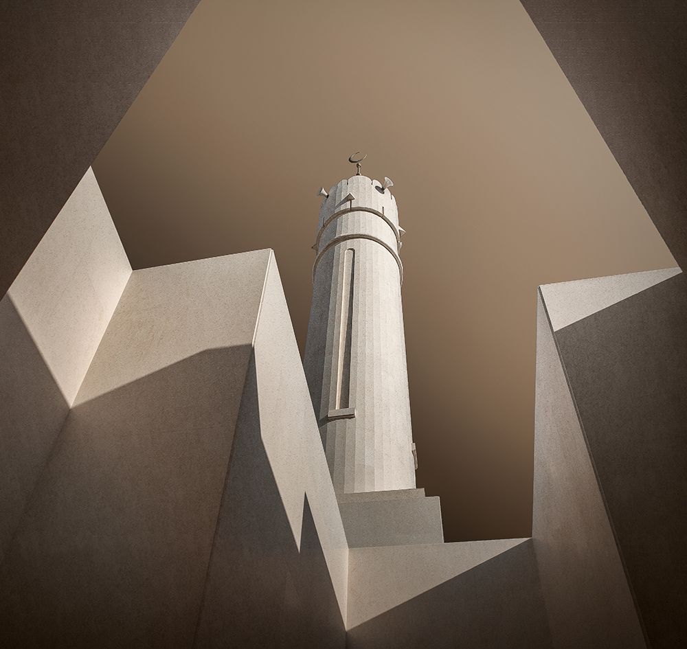 Minaret art print by ahmad kaddourah for $57.95 CAD