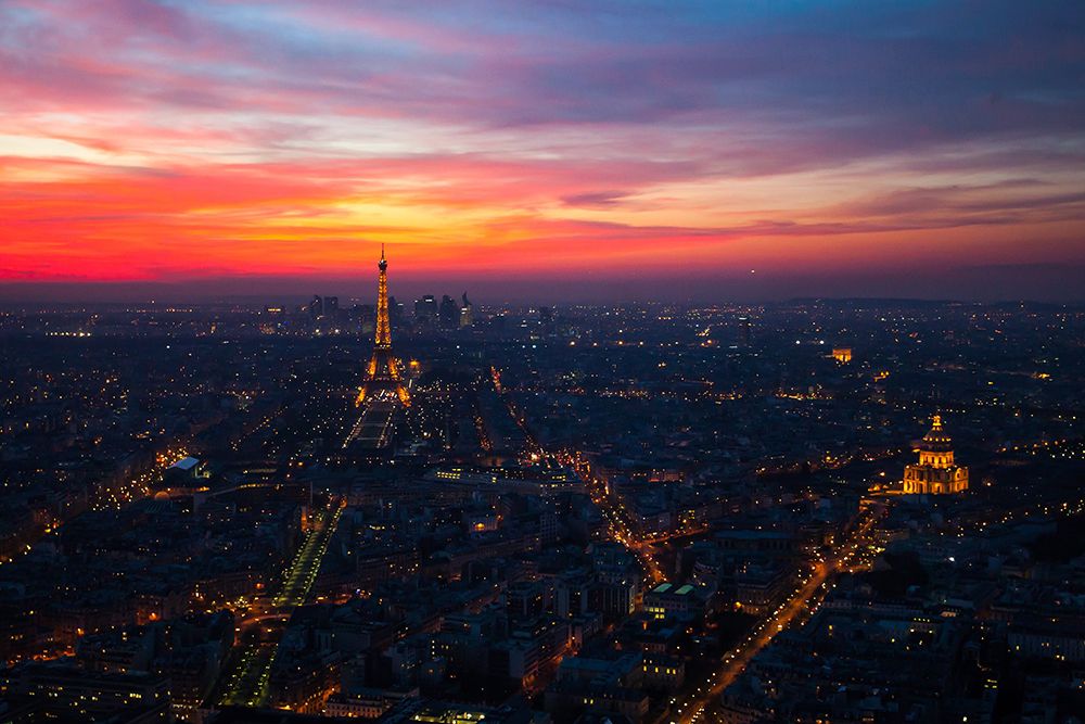 Paris Sunset From Montparnasse art print by William Jackson for $57.95 CAD