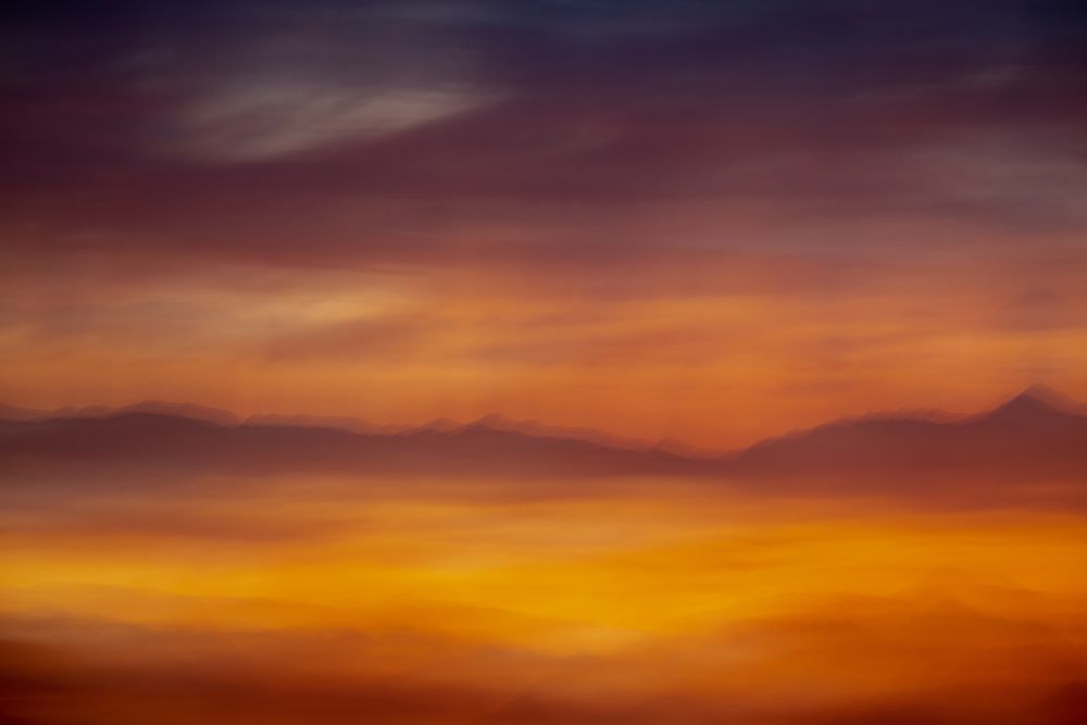 Sunrise Abstract art print by Olivier Catherine for $57.95 CAD