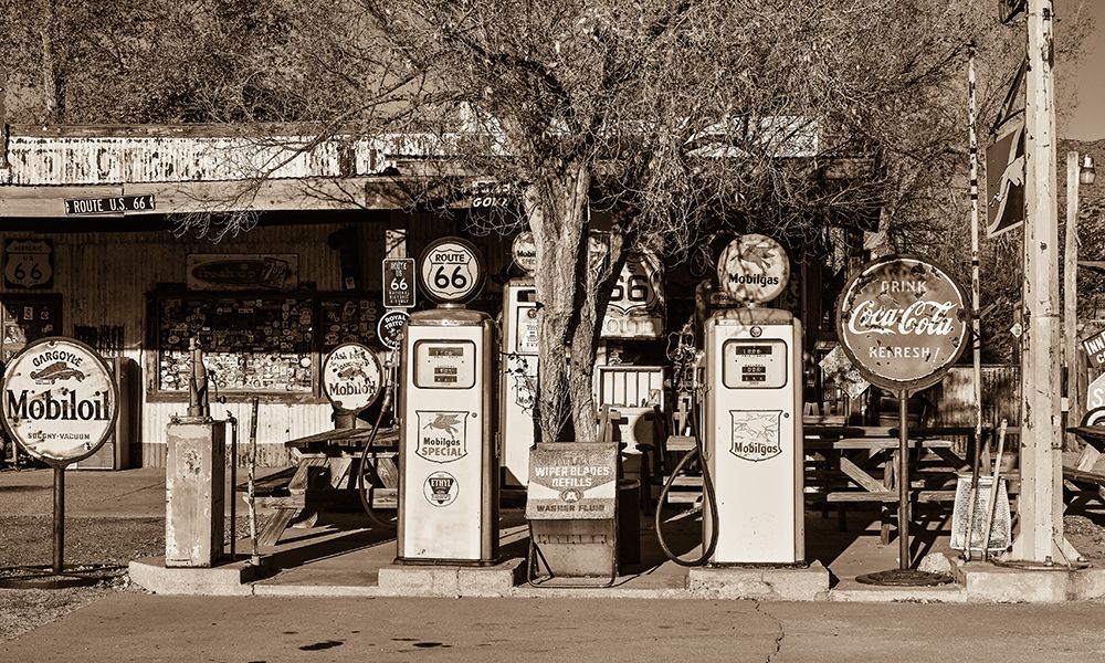Station on Route 66 art print by Larry J. Douglas for $57.95 CAD