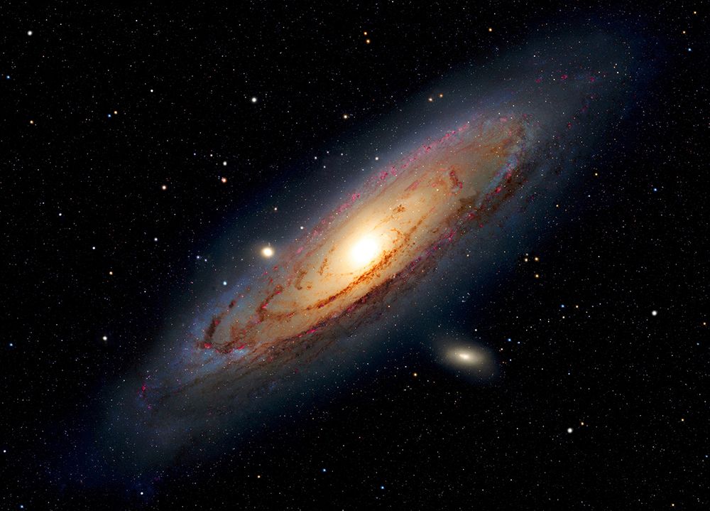 The Andromeda Galaxy art print by Mainak Chakraborty for $57.95 CAD