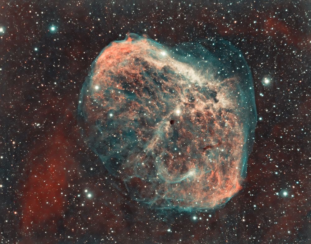 Crescent Nebula art print by David Dayag for $57.95 CAD
